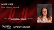 Alexis Miers - Alexis Miers - Master of Science - Counseling 