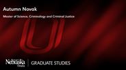 Autumn Novak - Autumn Novak - Master of Science - Criminology and Criminal Justice 