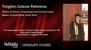 Treightin Palimenio - Treightin Celeste Palimenio - Master of Science - Criminology and Criminal Justice  - Master of Social Work