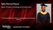 Tyler Payne - Tyler Patrick Payne - Master of Science - Criminology and Criminal Justice 