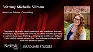 Brittany Sillman - Brittany Michelle Sillman - Master of Science - Counseling 