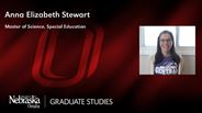 Anna Stewart - Anna Elizabeth Stewart - Master of Science - Special Education 