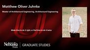 Matthew Juhnke - Matthew Oliver Juhnke - Master of Architectural Engineering - Architectural Engineering