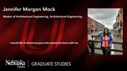Jennifer Mack - Jennifer Morgan Mack - Master of Architectural Engineering - Architectural Engineering
