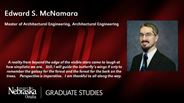 Edward McNamara - Edward S. McNamara - Master of Architectural Engineering - Architectural Engineering