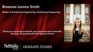 Breanna Smith - Breanna Lorene Smith - Master of Architectural Engineering - Architectural Engineering