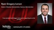 Ryan Larsen - Ryan Gregory Larsen - Master of Business Administration - Business Administration 