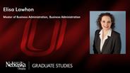 Elisa Lawhon - Elisa Lawhon - Master of Business Administration - Business Administration 