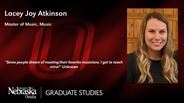 Lacey Atkinson - Lacey Joy Atkinson - Master of Music - Music 