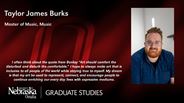 Taylor Burks - Taylor James Burks - Master of Music - Music 