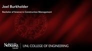 Joel Burkholder - Joel Burkholder - Bachelor of Science in Construction Management