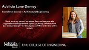 Adelicia Devney - Adelicia Lane Devney - Bachelor of Science in Architectural Engineering