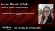 Morgan Gallagher - Morgan Elizabeth Gallagher - Bachelor of Science in Computer Engineering