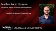 Matthew Henggeler - Matthew Aaron Henggeler - Bachelor of Science in Construction Management