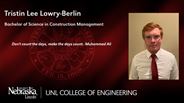 Tristin Lowry-Berlin - Tristin Lee Lowry-Berlin - Bachelor of Science in Construction Management
