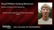 Russell Masterson - Russell William Sunberg Masterson - Bachelor of Science in Civil Engineering