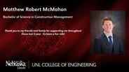 Matthew McMahon - Matthew Robert McMahon - Bachelor of Science in Construction Management