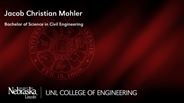 Jacob Mohler - Jacob Christian Mohler - Bachelor of Science in Civil Engineering