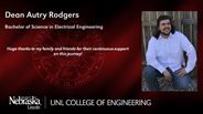 Dean Rodgers - Dean Autry Rodgers - Bachelor of Science in Electrical Engineering