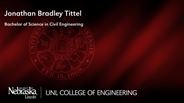 Jonathan Tittel - Jonathan Bradley Tittel - Bachelor of Science in Civil Engineering