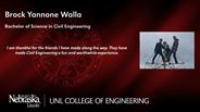 Brock Walla - Brock Yannone Walla - Bachelor of Science in Civil Engineering