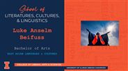 Luke Anselm Beifuss - BA - East Asian Languages & Cultures