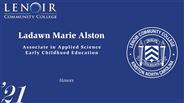 Ladawn Alston - Marie - Honors
