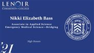 Nikki Bass - Elizabeth - High Honors