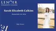 Sarah Calkins - Elizabeth - High Honors