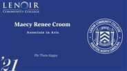 Maecy Croom - Renee - Phi Theta Kappa