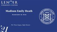 Madison Heath - Emily - Phi Theta Kappa, High Honors