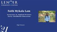 Faith Lam - Mykala - High Honors