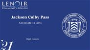 Jackson Pass - Colby - High Honors