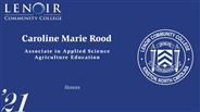 Caroline Rood - Marie - Honors