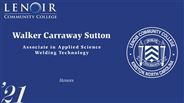 Walker Sutton - Carraway - Honors