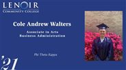 Cole Walters - Andrew - Phi Theta Kappa