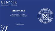 Ian Ireland - High Honors - Associate in Science