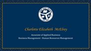Charlotte Elizabeth  McElroy