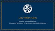 Cody William Adams