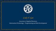 Cody T. Gee
