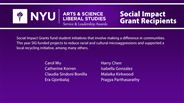 Social Impact Grant Recipients